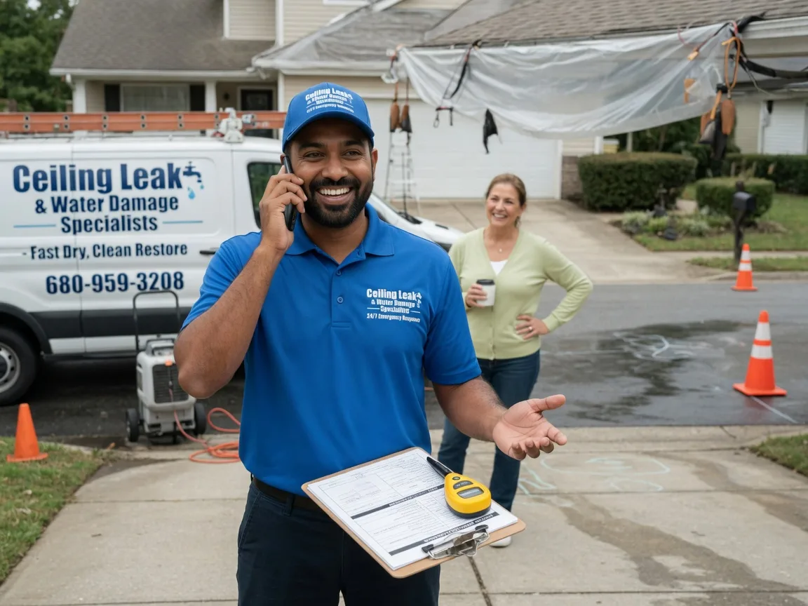 Ceiling Leak Cleanup Chadron, NE FAQs